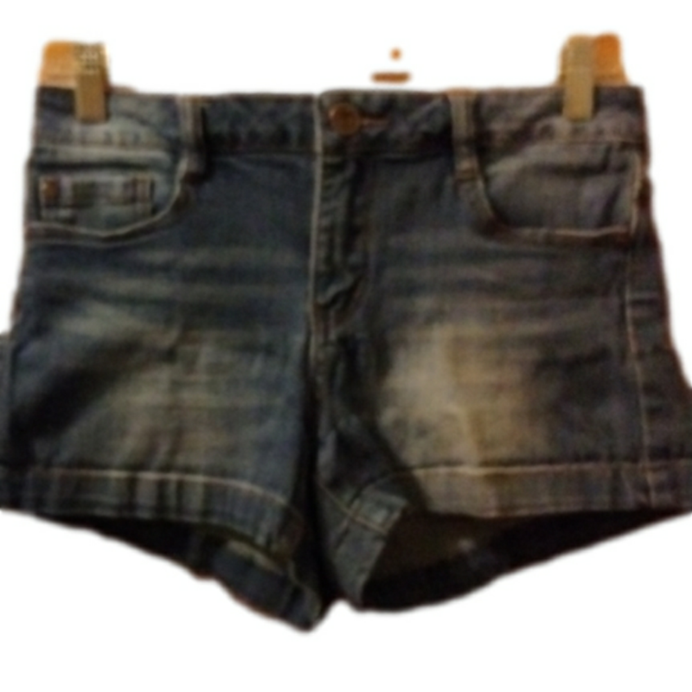 Indigo Rein Misses Junior's Mid Rise Shorts Stretch Sz.5